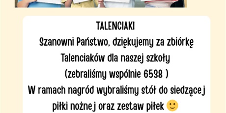Dziękujemy za Talenciaki!