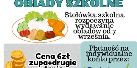 Obiady szkolne- informacje