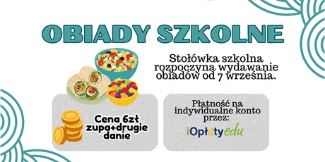 Obiady szkolne- informacje