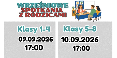 Wrześniowe spotkania z Rodzicami